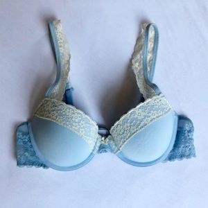 Baby Blue Laced Bra